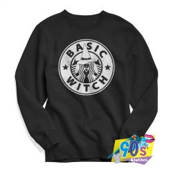Basic Witch Starbucks Coffee Halloween Sweatshirt