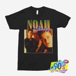 Noah Schnapp 90s Vintage Black Rapper T Shirt