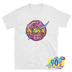 Simpsons Donut Nasa Symbol Cartoon T Shirt