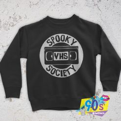 Spooky VHS Society Halloween Sweatshirt