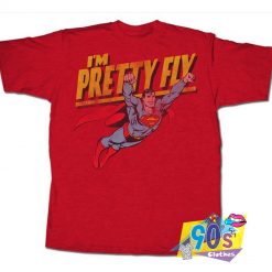 Superman I m Pretty Fly Vintage Cartoon T Shirt