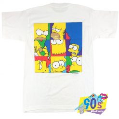 Vintage The Simpsons Stanley Desantis Homer Bart T Shirt