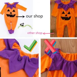 Baby Halloween Outfit Baby Boys Halloween Pumpkin Funny Clothes Infant Onesie 1