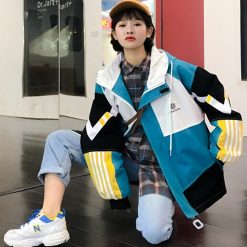 Candy Color Hip Hop Windbreaker Bomber Jacket With Hood For Women 3