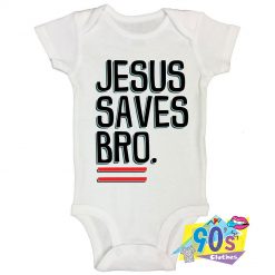 Jesus Saves Bro Baby Onesie