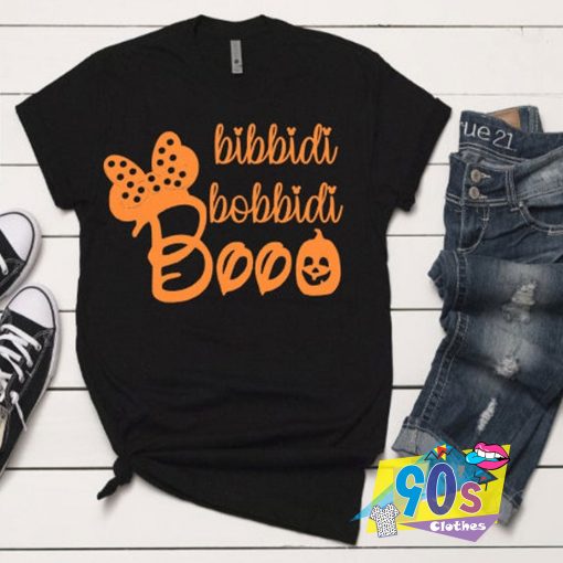 Bibbidi Bobbidi Boo Halloween Pumpkin Mickey Mouse T shirt