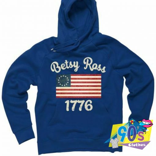 4th July Betsy Ross 1776 Unisex Hoodie