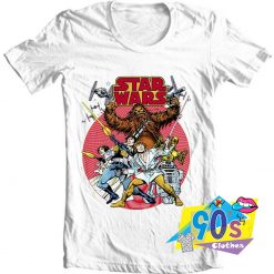 Starwars Comic Retro T Shirt Design