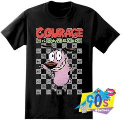 Vintage Courage The Cowardly Dog Cartoon T Shirt