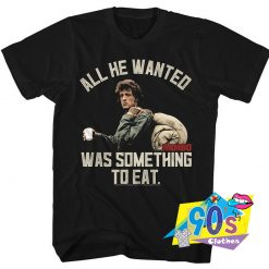 Vintage Rambo Wanted Something To Eat T Shirt