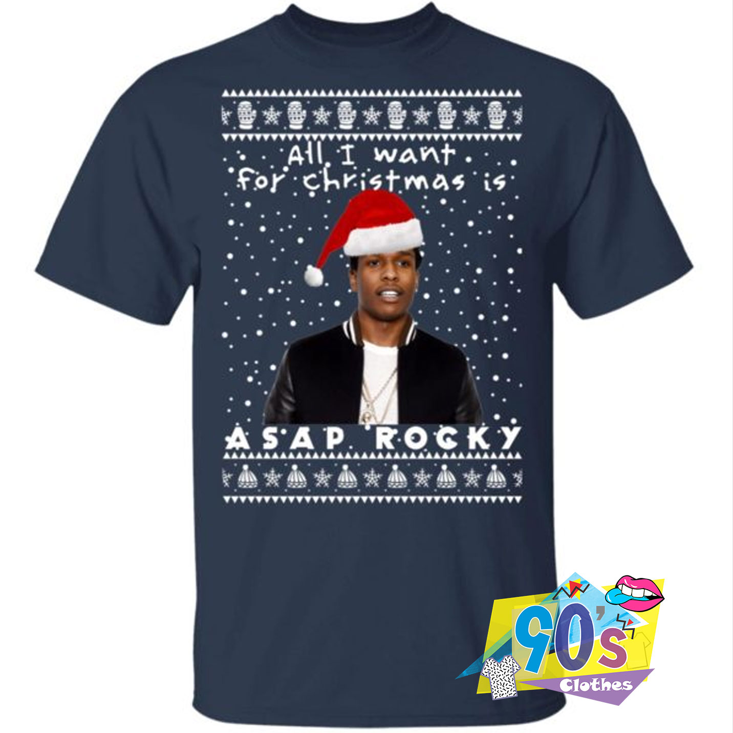 Funny Asap Rocky Rapper Christmas T shirt 