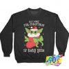 Funny Baby Yoda Christmas Sweatshirt