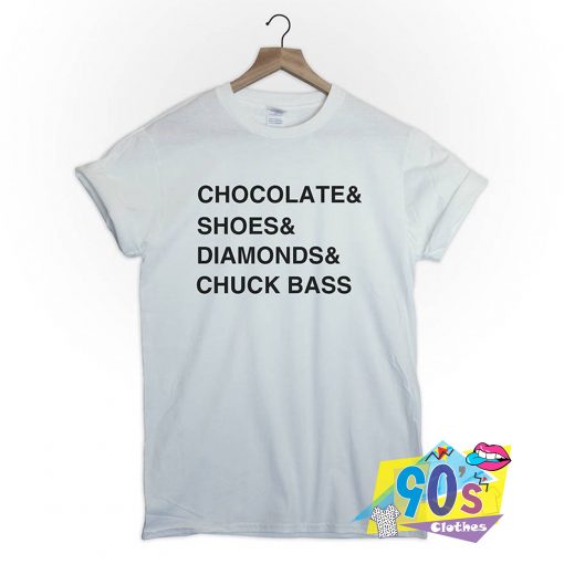 Chocolate Shoes Diamonds Chuck Bass Tumblr T Shirt