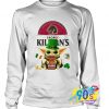 Cute Baby Yoda Irish Hug Killians Beer Sweatshirt