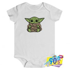 Cute Mandalorian Baby Yoda Onesie