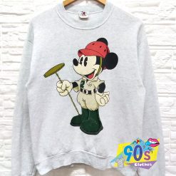 Funny Mickey Mouse Polo Sport Sweatshirt