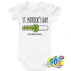 Funny St. Patricks Day Loading Baby Onesie