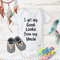 Good Looks From Uncle Baby Onesie