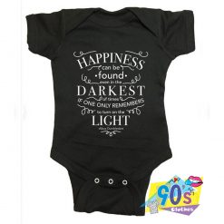 Happines Can Be Found Quote Baby Onesie