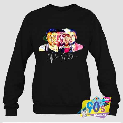 Mac Miller Rapper Watercolor Sweatshirt
