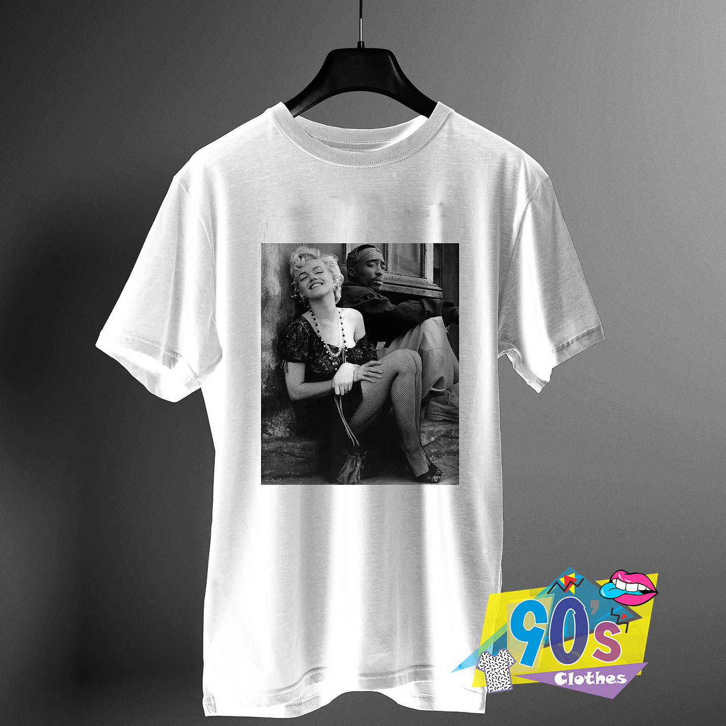 Marilyn Monroe And Tupac Friends T Shirt - 90sclothes.com
