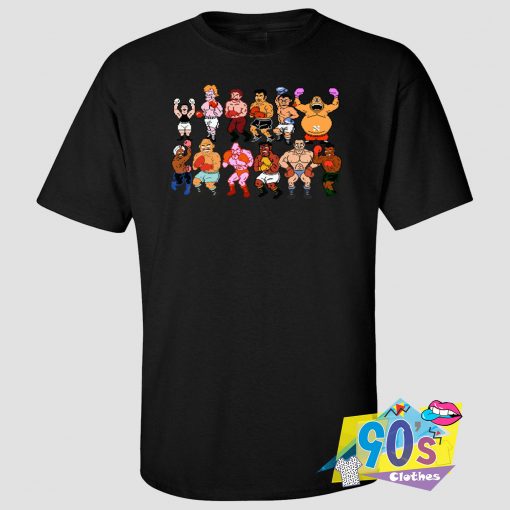 Mike Tyson Punchout Characters T Shirt