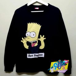 VIntage Bart Simpson Mocking Face Sweatshirt