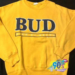VIntage Budweiser King Of Beer Yellow Sweatshirt