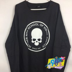 VIntage Number Nine School Visual Comedy Sweatshirt