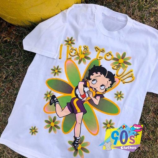 Vintage Betty Boop Soccer 90s T Shirt