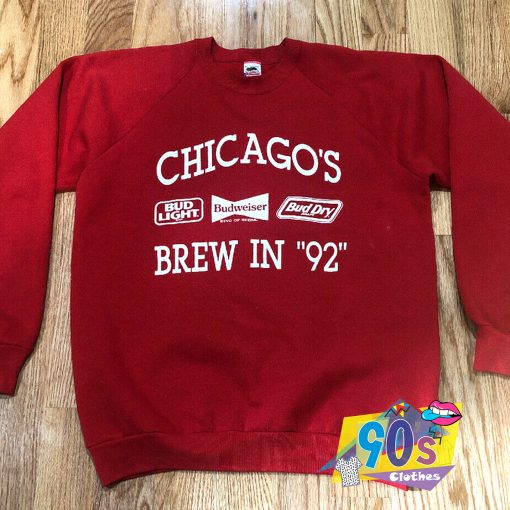 Vintage Bud Light Brew In 92 Unisex Sweatshirt