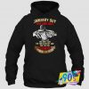 Vintage January Guy With Three Sides Hoodie