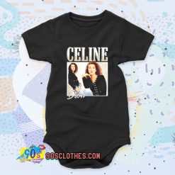 Celine Dion Casual Retro Cool Baby Onesie