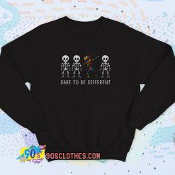 Dare To Be Different Skull Vintage Sweatshirt