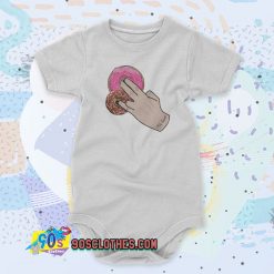 Dunkin Donuts Only Human Hand Baby Onesie
