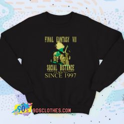 Final Fantasy VII Social Distance Training Vintage Sweatshirt