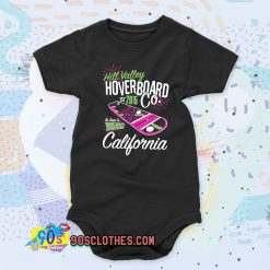 Hill Valley Hoverboard Back To The Future Vintage Baby Onesie