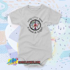 Hippie Every Little Thing is Gonna Be Alright Baby Onesie