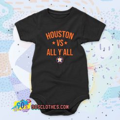 Houston Astros vs All Yall Cool Baby Onesie