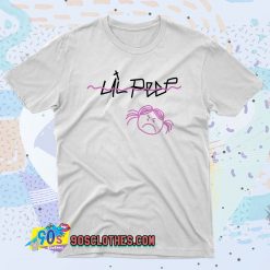 Lil Peep Sad Face 90s T Shirt Style