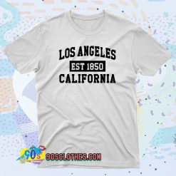 Los Angeles California Est 1850 Popular LA 90s T Shirt Style