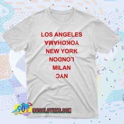 Los Angeles Yokohama New York London 90s T Shirt Style