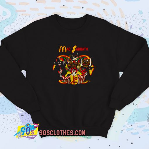 Mac Sabbath Mc Donalds Vintage Sweatshirt