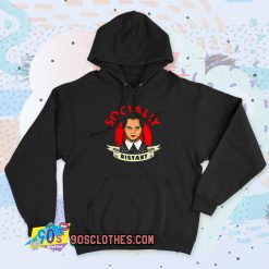 Socially Distant Girl 90s Hoodie