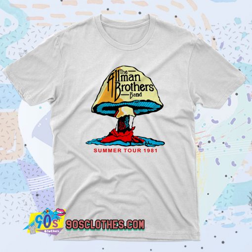 The Allman Brothers Summer Tour 81 90s T Shirt Style