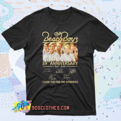 The Beach Boys 59th Anniversary 90s T Shirt Style