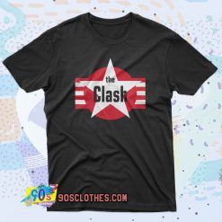 The Clash Star And Stripes Magnet 90s T Shirt Style