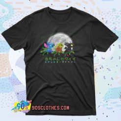Trio baby Baby Yoda Stitch and Toothless 90s T Shirt Style