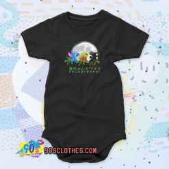Trio baby Baby Yoda Stitch and Toothless Baby Onesie
