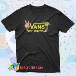Vans Spongebob Squarepants Collaboration Yellow 90s T Shirt Style